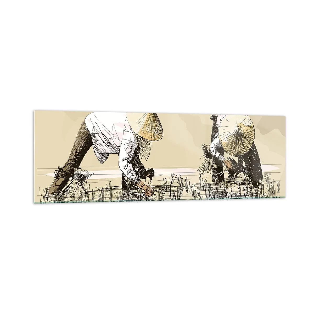 Obraz na skle - Úspěšná sklizeň - 160x50 cm