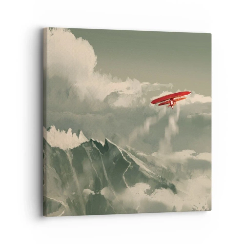 Obraz na plátně - Nebojácný průkopník - 30x30 cm