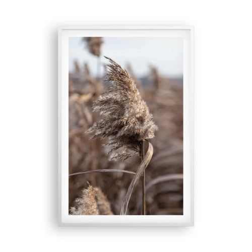 Plakát v bílém rámu - Čas odletět s větrem - 61x91 cm