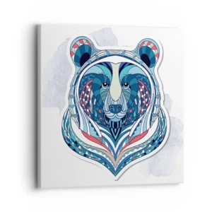 Obraz na plátně - Eviva Grenlandia! - 30x30 cm