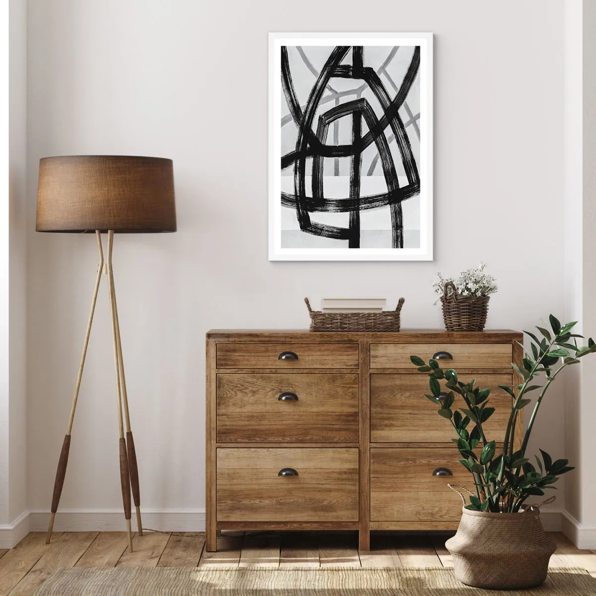 Plakát v bílém rámu - Hloubka - 70x100 cm