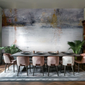Fototapeta Premium Canvas - Za závojem vzduchu - Abstrakce, Kus, Malování - 500x350 cm
