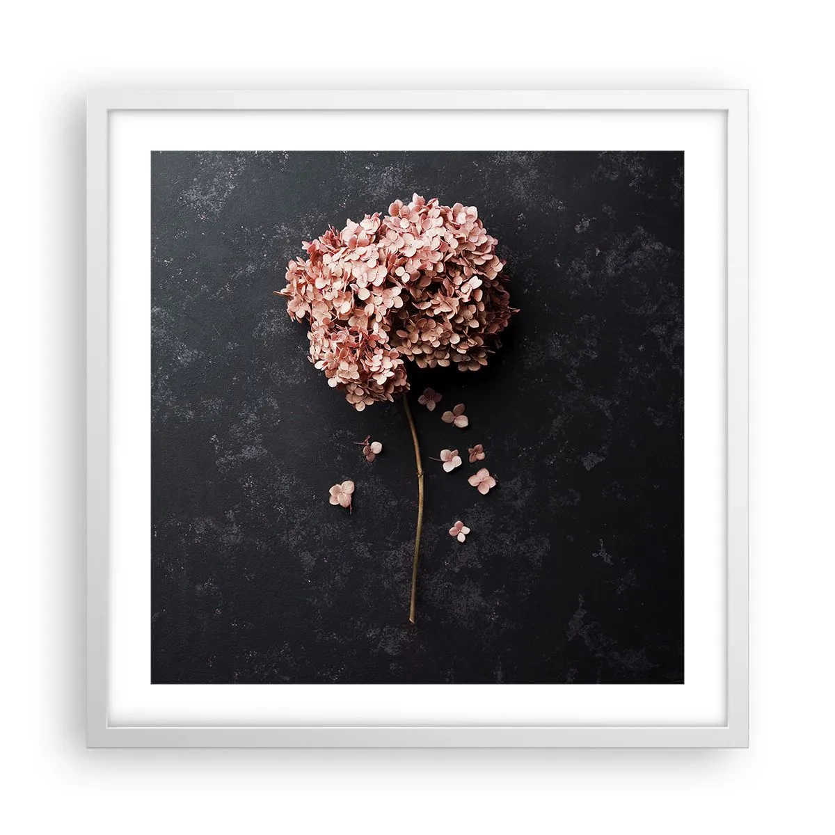 Plakát v bílém rámu - Skutečně romantické znamení - 50x50 cm