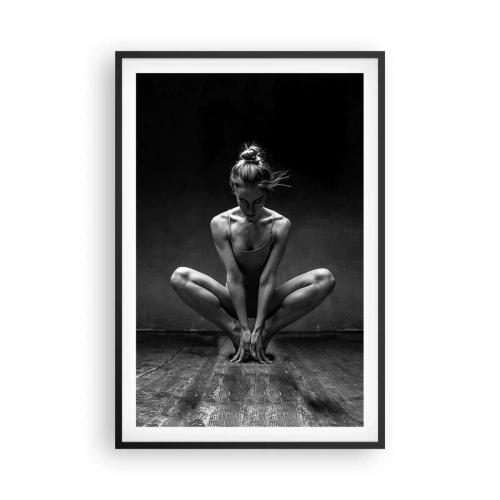 Plakát v černém rámu - Koncentrace taneční energie - 61x91 cm
