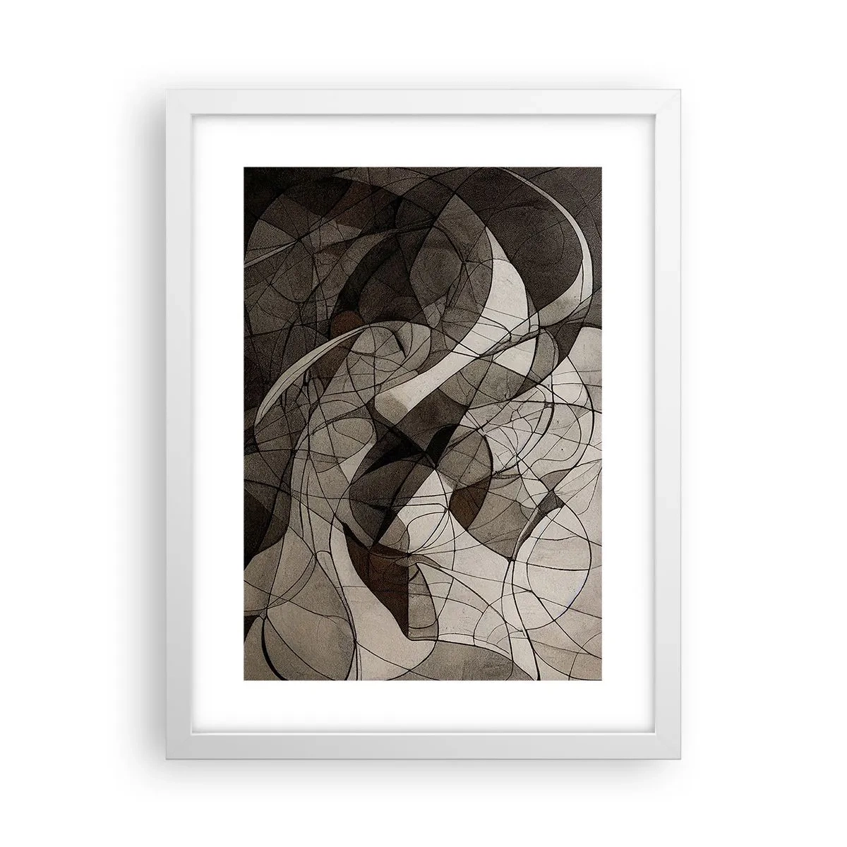 Plakát v bílém rámu - Oběh barev Země - 30x40 cm