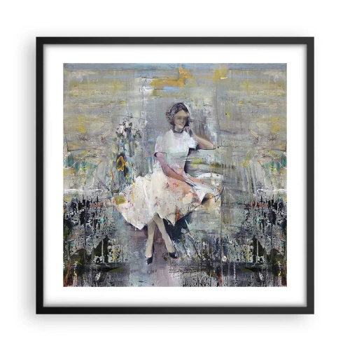 Plakát v černém rámu - Klasická a moderní - 50x50 cm