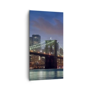 Obraz na plátně - Rozjařená noc - 65x120 cm