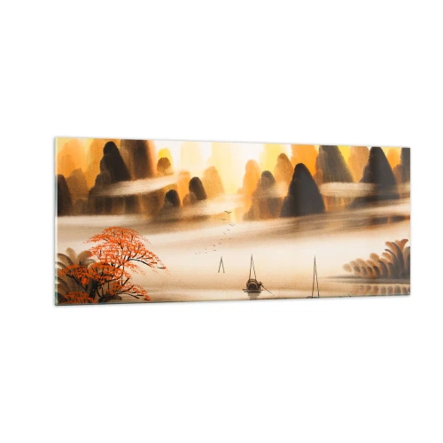 Obraz na skle - Dál než na Dálném východu - 100x40 cm