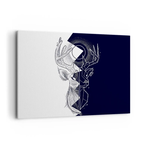 Obraz na plátně - Válka a jednota opaků - 100x70 cm