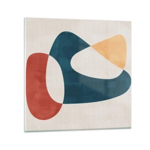 Obraz na skle - Vlivy a metamorfózy - 70x70 cm