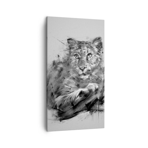 Obraz na plátně - Ano, pozorně poslouchám - 45x80 cm