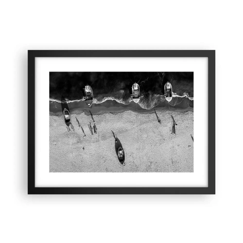 Plakát v černém rámu - Ještě na břehu… - 40x30 cm