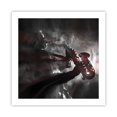 Plakát - V oparu jazzu - 50x50 cm