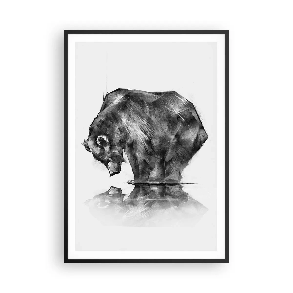 Plakát v černém rámu - Je příjemné se sekat s někým blízkým - 70x100 cm
