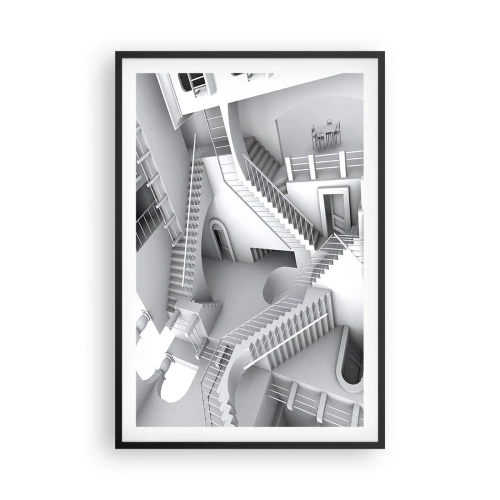 Plakát v černém rámu - Paradoxy prostoru - 61x91 cm