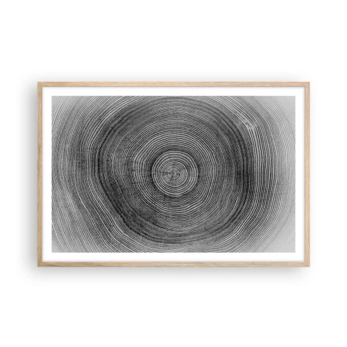 Plakát v rámu světlý dub - Znamení doby - 91x61 cm