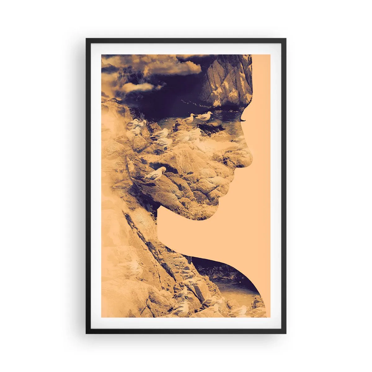 Plakát v černém rámu - Krásná od přírody - 61x91 cm