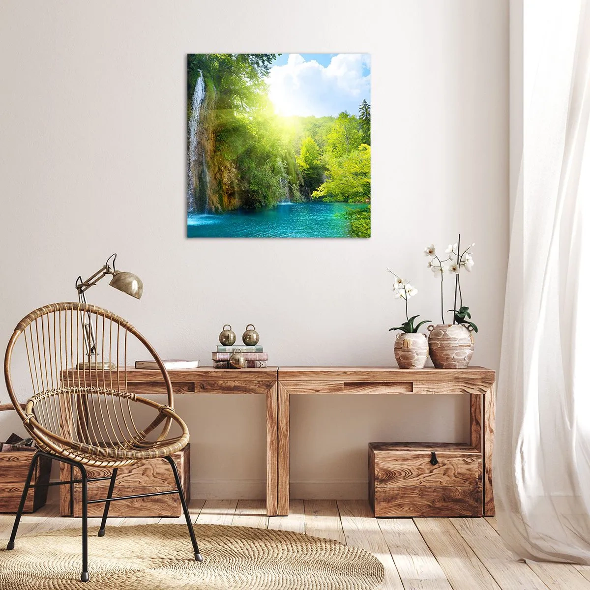 Obraz na plátně - To musí být Eden - 60x60 cm