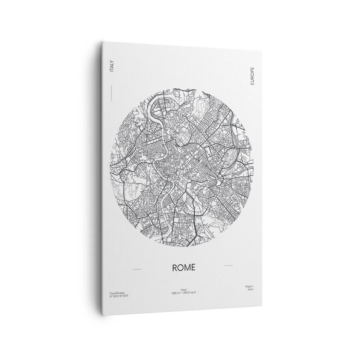 Obraz na plátně - Anatomie Říma - 80x120 cm