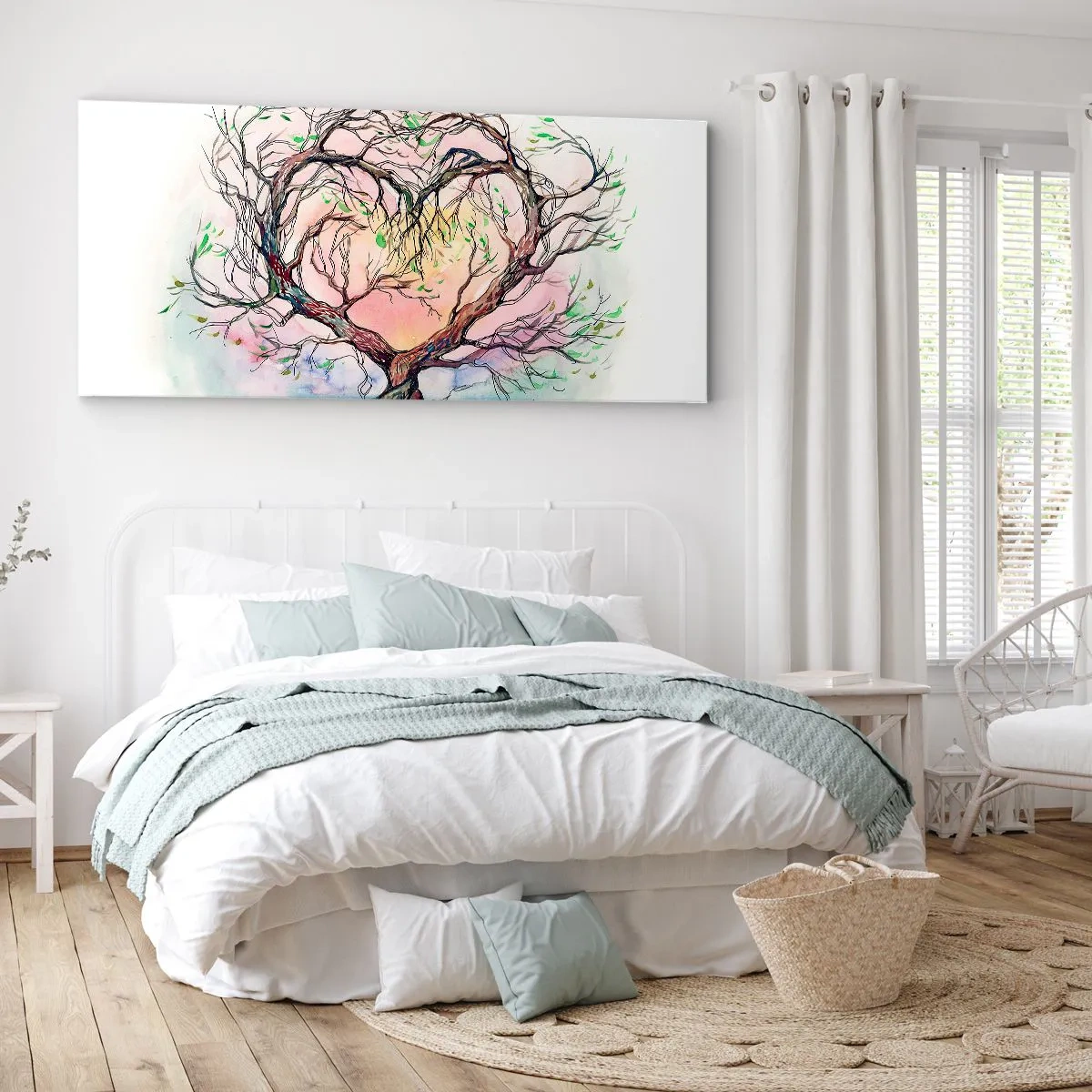 Obraz na plátně - Společně proti vichřicím - 140x50 cm