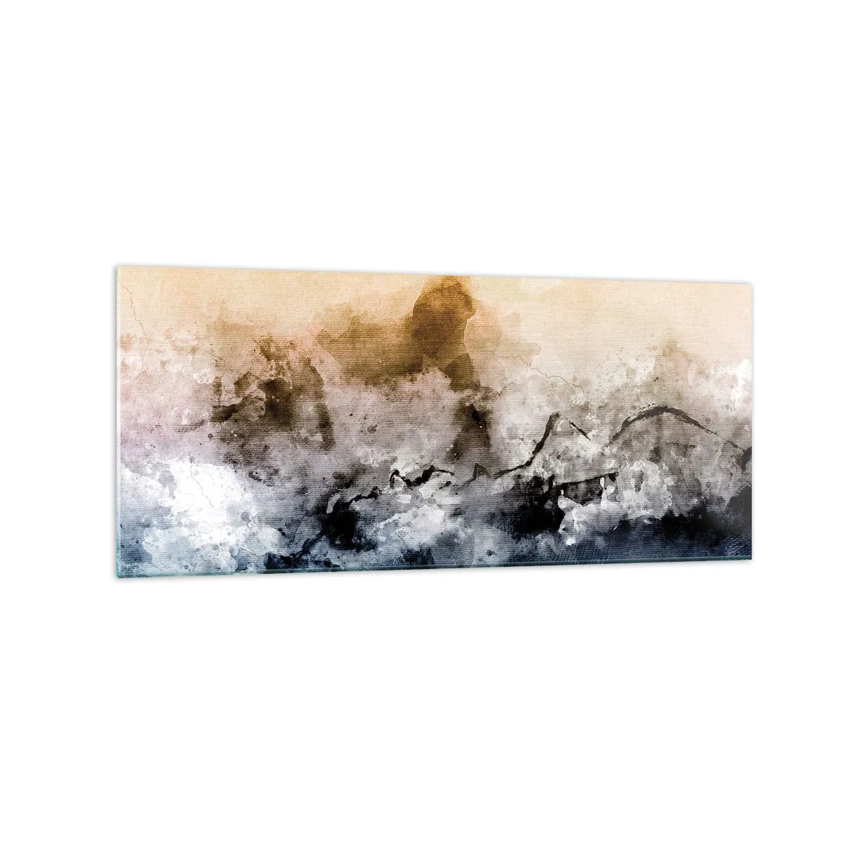 Obraz na skle - Ponořené do mračna mlhy - 120x50 cm