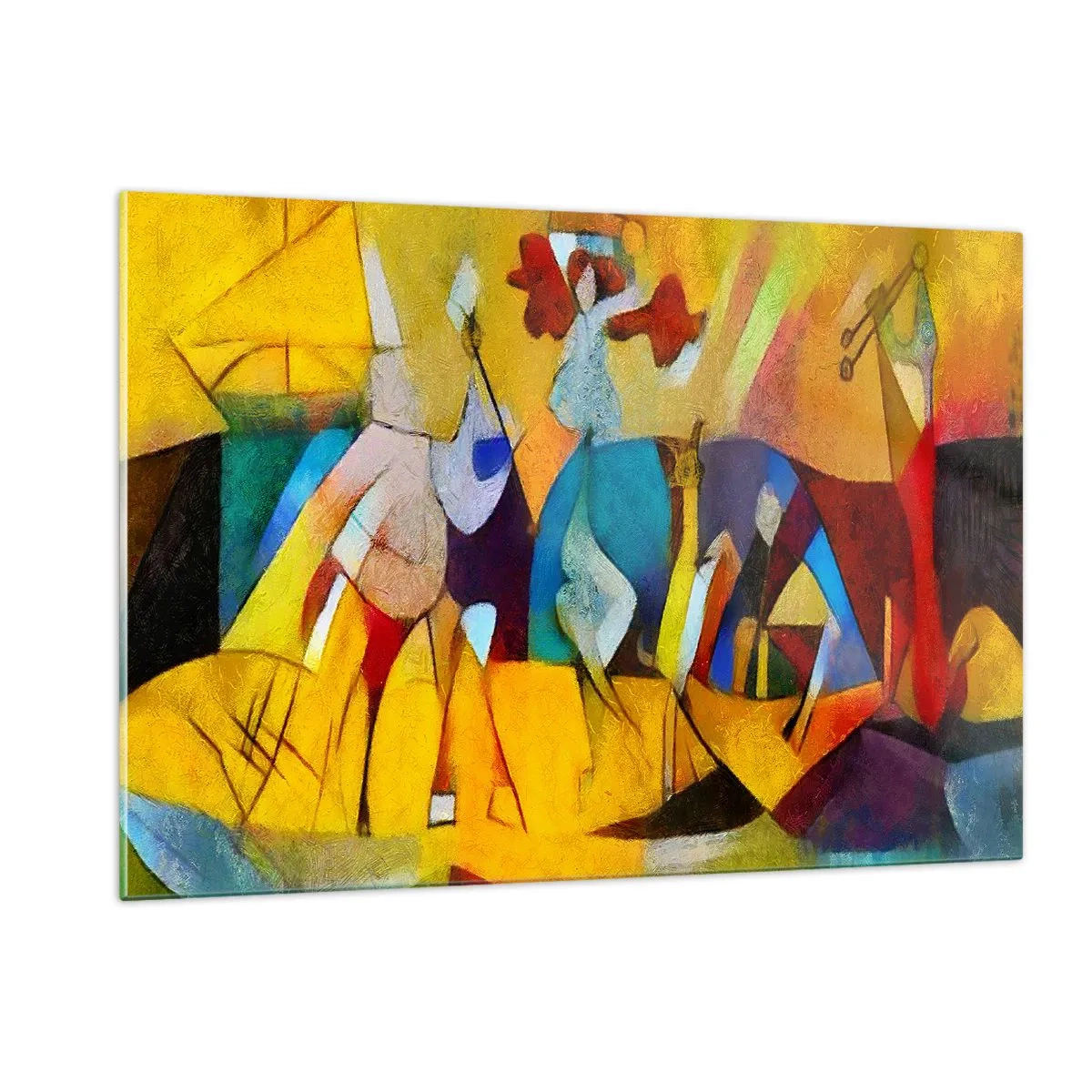 Obraz na skle - Slunce - život - radost - 120x80 cm
