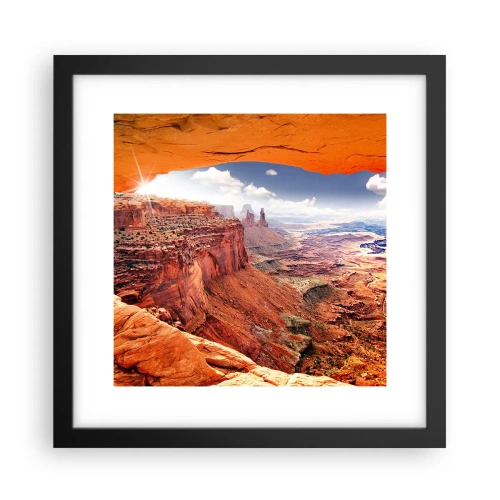 Plakát v černém rámu - Vytesané samotnou přírodou - 30x30 cm