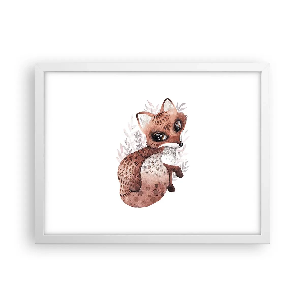 Plakát v bílém rámu - Prostě se zamilovat - 40x30 cm