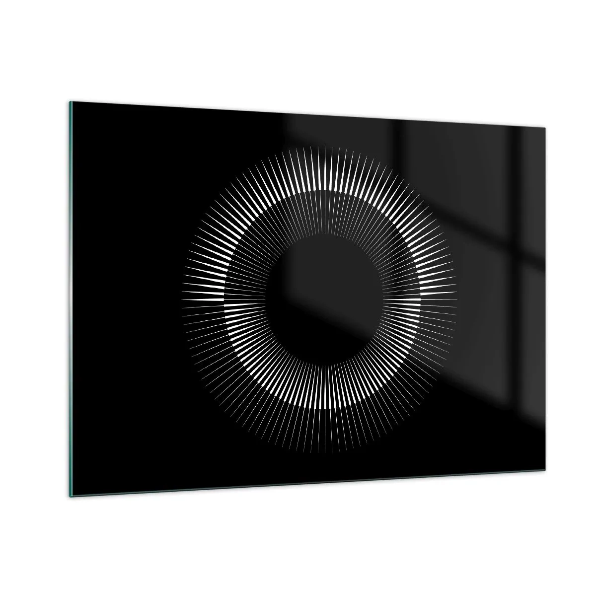 Obraz na skle - Černé slunce - 100x70 cm