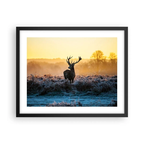 Plakát v černém rámu - Korunován na svém panství - 50x40 cm