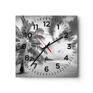 Nástěnné hodiny - Když toužíš po samotě…. - 30x30 cm