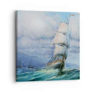 Obraz na plátně - Šťastnou cestu - 30x30 cm
