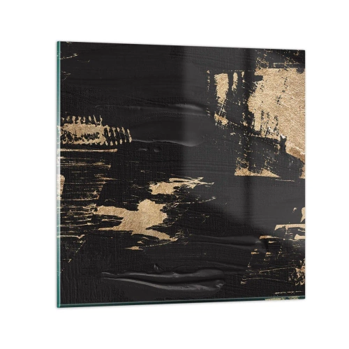 Obraz na skle - Stopa doteku - 30x30 cm