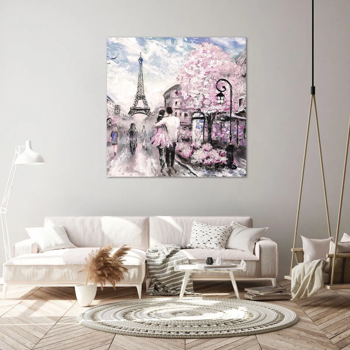 Obraz na plátně - Když se zamilovat, tak jenom v… - 40x40 cm