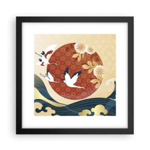 Plakát v černém rámu - Japonská pohádka - 30x30 cm
