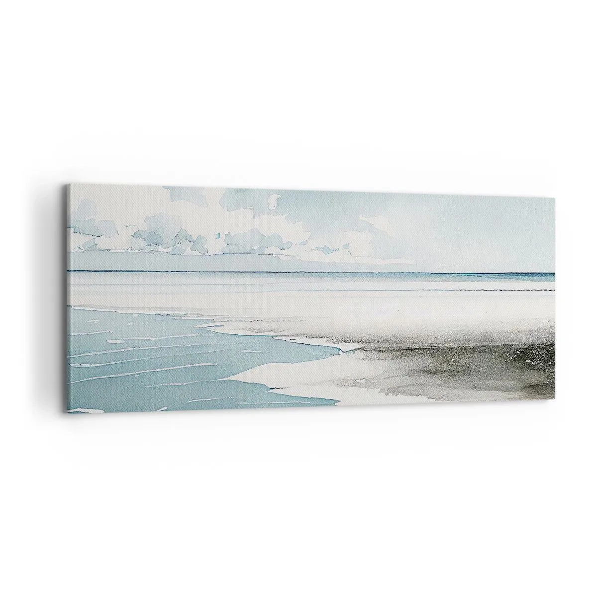 Obraz na plátně - Jemný příliv - 100x40 cm