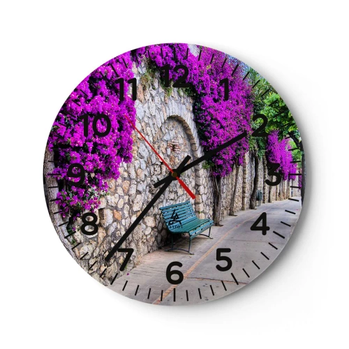 Nástěnné hodiny - Setkejme se co nejrychleji - 30x30 cm