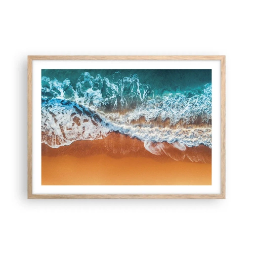 Plakát v rámu světlý dub - Vždy pár - 70x50 cm