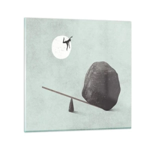 Obraz na skle - Splněný sen - 70x70 cm