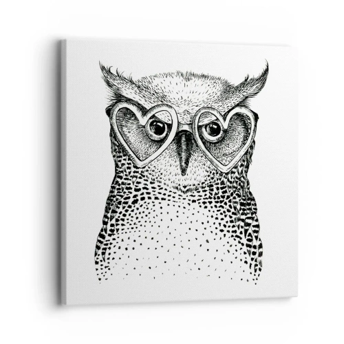 Obraz na plátně - Moudře a s láskou - 30x30 cm