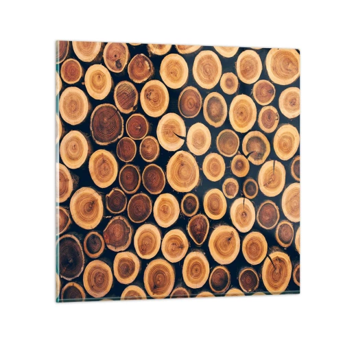 Obraz na skle - Na kolik vypadám? - 40x40 cm