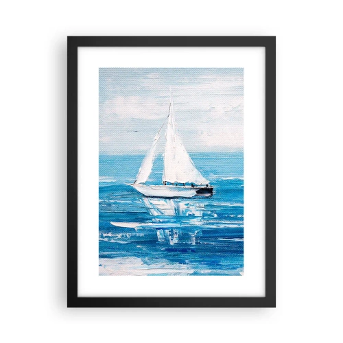 Plakát v černém rámu - S přítelem po boku - 30x40 cm