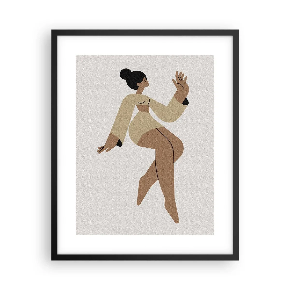 Plakát v černém rámu - Tvar půvabu - 40x50 cm