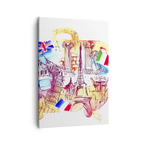 Obraz na plátně - Evropské turné - 50x70 cm