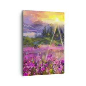 Obraz na plátně - V údolí v péči slunce - 50x70 cm