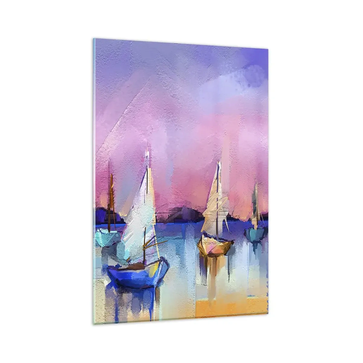 Obraz na skle - Směr: široké vody - 80x120 cm