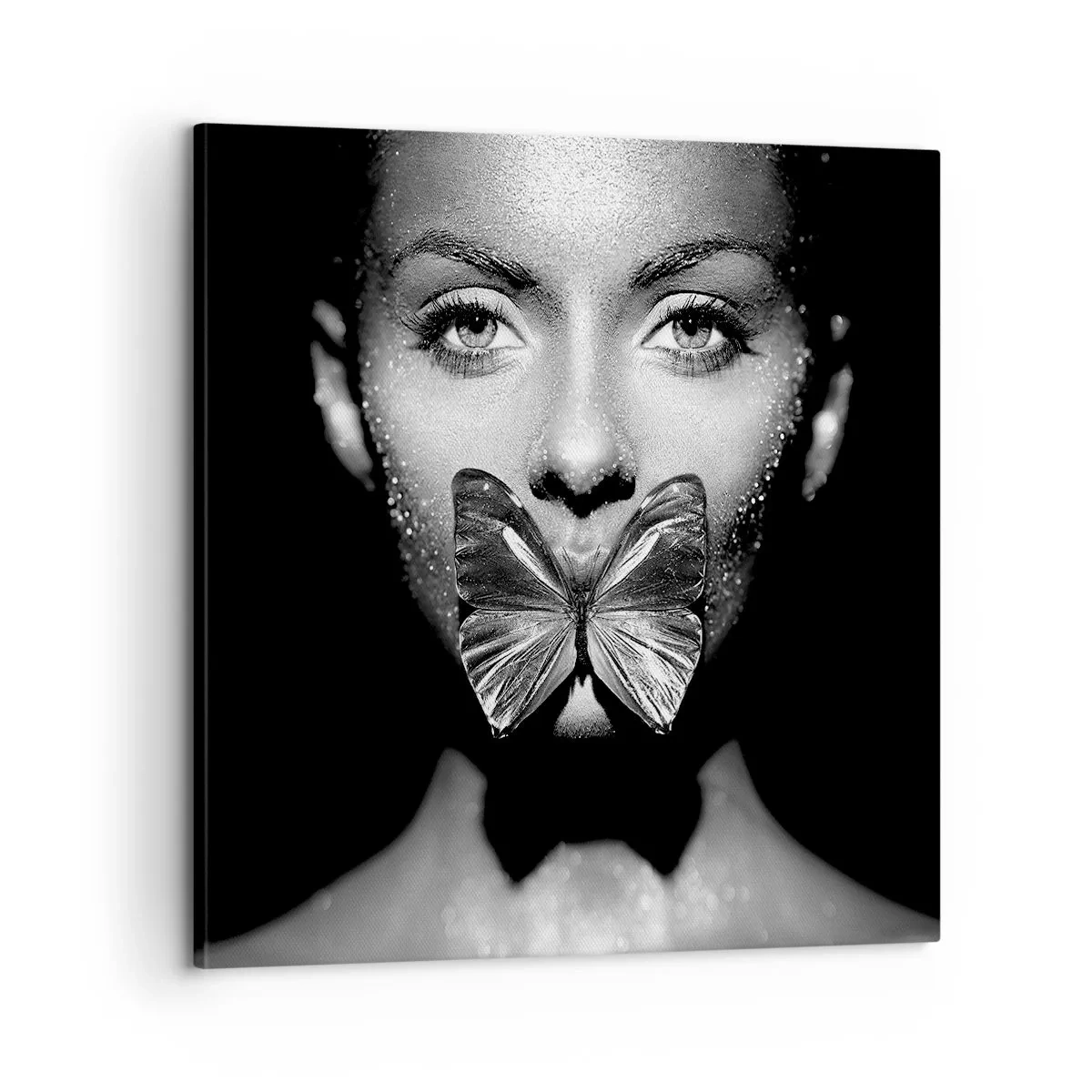 Obraz na plátně - Motýlí polibek - 60x60 cm