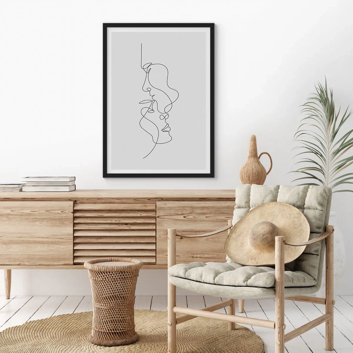 Plakát v černém rámu - Žár vášnivých tužeb - 61x91 cm