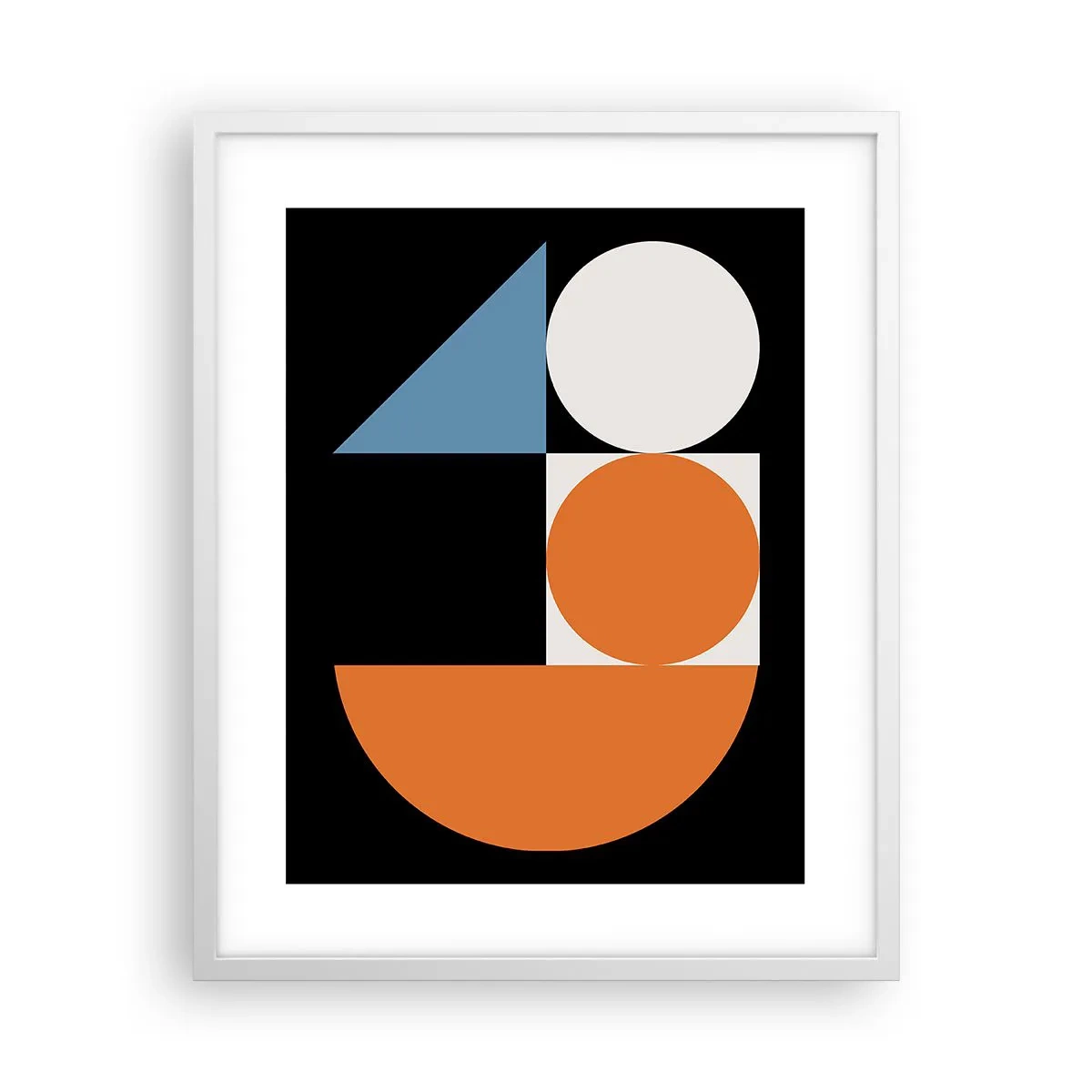 Plakát v bílém rámu - Figurínový systém - 40x50 cm