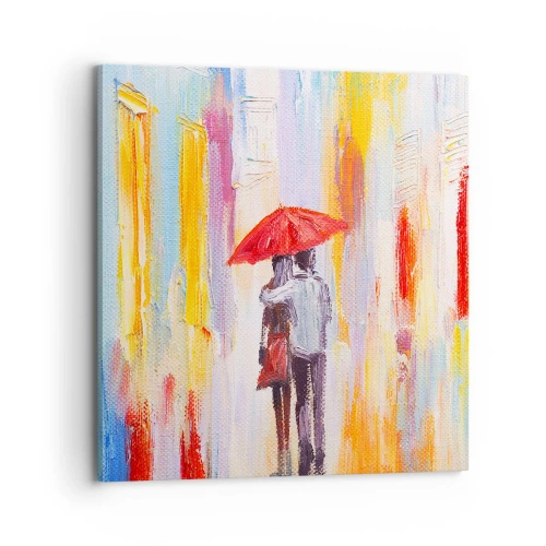 Obraz na plátně - Ať prší dál - 70x70 cm